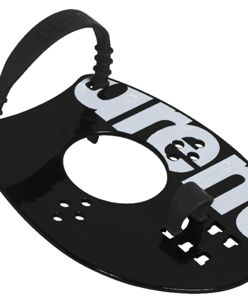 [004409-100-M] MANALETA P/NATACIÓN ELITE 2 BLACK WHITE TALLA M ARENA